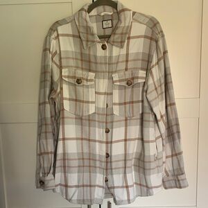 Trendy Lightweight Plaid Shacket